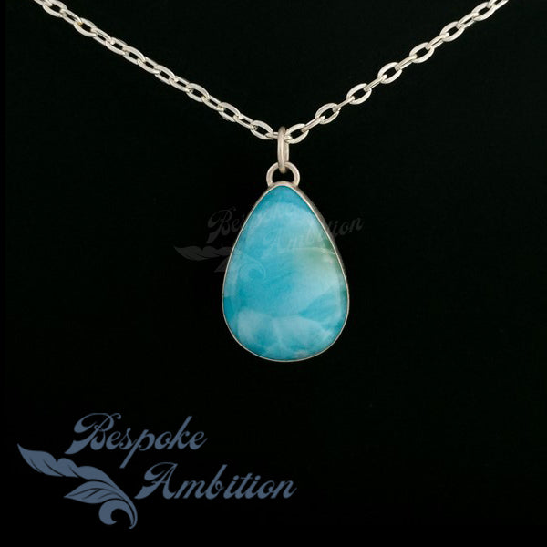 Larimar Waterdrop Pendant image 0