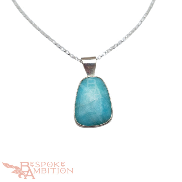 Amazonite Trapezoid Pendant image 0
