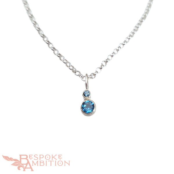 London Blue Topaz Pendant