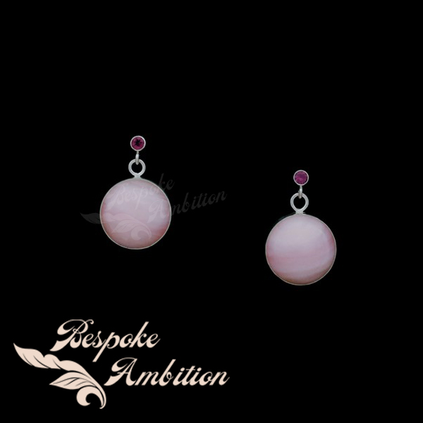 pink garnet jewelry