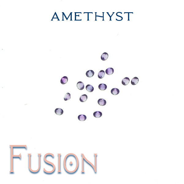 17 scattered 2mm Faceted amethyst gemstones